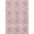 thumbnail image 4 of HomeRoots 675317 9 x 12 ft. Pink Orange & Blue Geometric Washable Machine Made Rectangle Area Rug with UV Protection, 4 of 9