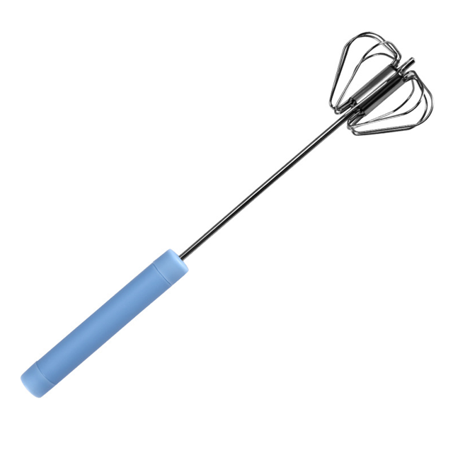 Stainless Steel Egg Whisk, Hand Push Rotary Whisk Blender, Versatile
