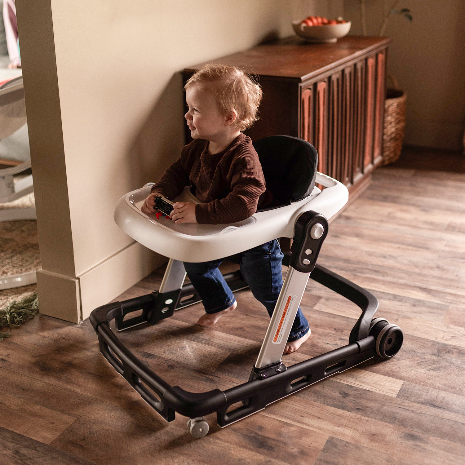 Harppa Baby Walker, Adjustable Height, Anti-Rollover, 6-18 Months photo 3