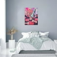 thumbnail image 6 of Graffiti Banksy Chess Decor Wall Art Chess Game Room Wall Art International Chess Pictures Canvas Painting Pop Art Framed Artwork for Game Room Living Room Bedroom 12''''x16'''', Pinkche1, 6 of 6