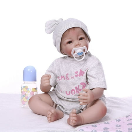 50cm Silicone Simulation Doll Lifelike Realistic Reborn Baby Super Soft ...