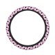 thumbnail image 1 of Fotbe Pink Girl Halloween Funda para Volante Universal de 15 pulgadas, Accesorios para Auto para Hombre y Mujer, Protector de Volante Cómodo para SUV y Sedán, 1 of 6