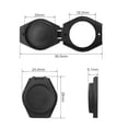 thumbnail image 2 of 1 Set 10 Pcs USB Camera Lens Covers Webcam Lens Caps Protecting Privacy (Black), 2 of 5