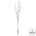 thumbnail image 3 of Vickerman 60 Green Wide Angle LED Twig Light Set on Brown Wire, 3 of 3