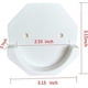thumbnail image 2 of Shower Curtain Rod Holders,Adhesive Shower Rod Tension Retainer for Wall,Heat Resistant,Waterproof,4 Pack,White(Shower Curtain Rod Not Included), 2 of 3