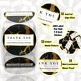 thumbnail image 2 of Thank You Stickers Small Business – Thank You for Supporting My Small Business Stickers – Black Marble Design with Gold Foil Accents – 1.5" Round - 400 pcs Per Roll – Waterproof Stickers by Modern 5th, 2 of 8