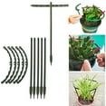 thumbnail image 4 of Climbing Small Plants Plastic Stake 6pcs Support Ring Garden Semi-circular Flowers And Vegetables Lattice, 4 of 10