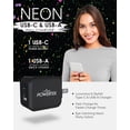 thumbnail image 6 of Liquipel Powertek Neon Party Type-C Fast Charging Wall Charger 20W PD USB-C for iPhone, iPad, iWatch, Galaxy, Tablet, 6 of 8