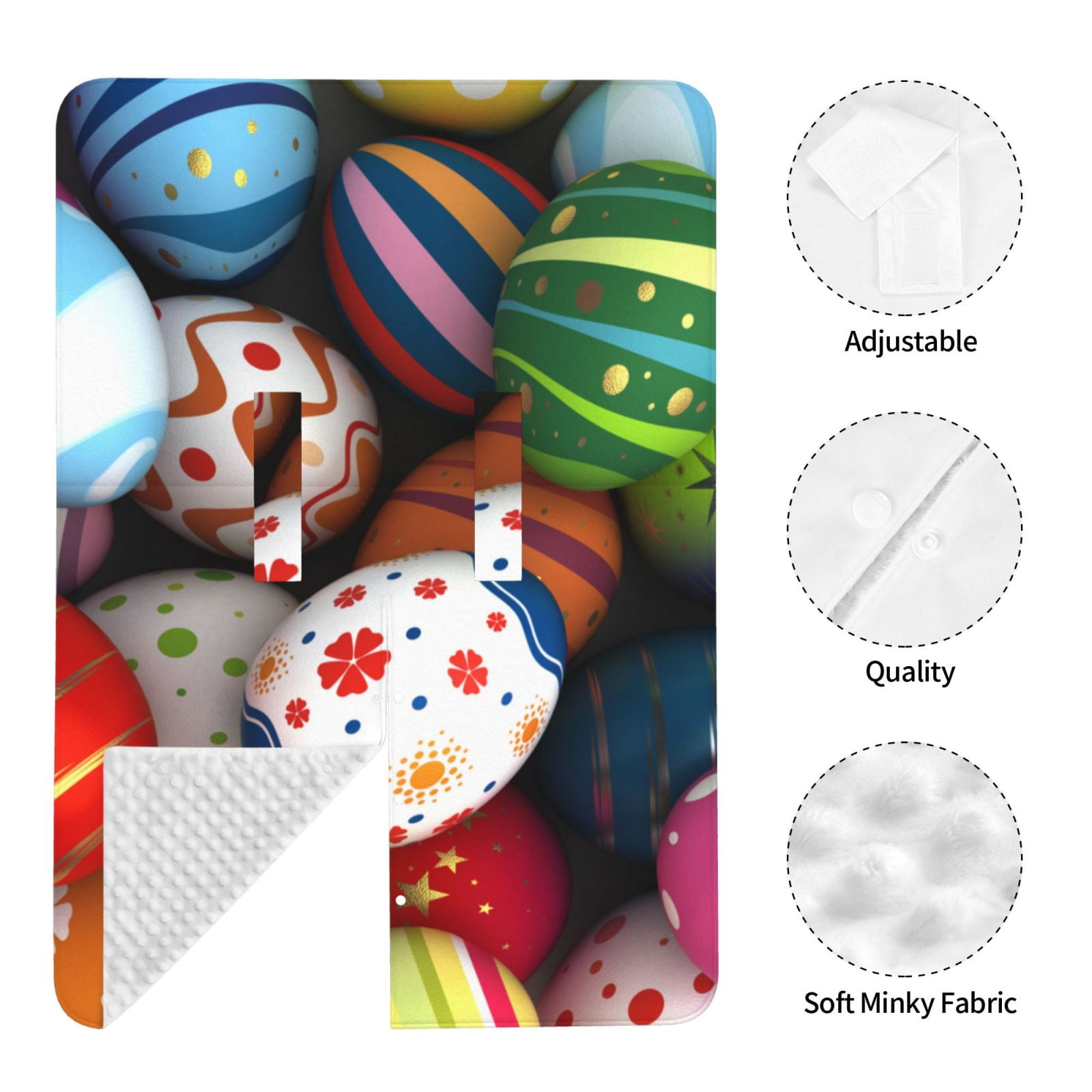 Naloa Easter Egg Baby Car Seat Cover, Breathable Baby Carrier Cover, Multiuse Baby Carrier Cover & Nursing Breastfeeding Cover