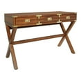 thumbnail image 1 of Wellington 46" Desk with Power in Toasted Wheat Brown Finish, 1 of 8