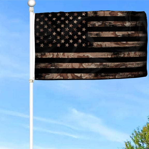 Bayyon American USA Camouflage Flag Banner with Grommets 3x5Feet Man cave Decor
