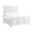 thumbnail image 2 of Bowery Hill Solid Wood Bevel Edge 6 Piece Queen Panel Bedroom Set in White, 2 of 19