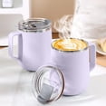 thumbnail image 6 of AUNVITO 17oz 304 Stainless Steel Coffee Mug Cup, Double Wall Insulated Tumbler for Hot Cold Drinks Home Office Travel Camping, 1pc, 6 of 6