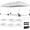 White, variant on Senfot 10x20 FT Heavy Duty Pop Up Canopy Tent, Removable Sidewalls & Carry Bag, 3 Height Adjustable Commercial Shelter with Sandbag, White
