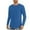 Blue, variant on Alkepwun Mens Long Sleeve Sun Shirts Rash Guard UPF 50+ UV SPF Fishing Running Swim Shirts Lightweight Quick Dry