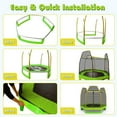thumbnail image 4 of Canddidliike 7 Feet Kids Recreational Bounce Jumper Trampoline-Green, Trampoline Outdoor for Kids/Adults,Great Mini Trampoline for Indoor/Garden Workout, 4 of 11