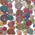 thumbnail image 2 of Arreglo de boda Linterna colorida Linterna Festival de primavera Linterna de papel de boda Decoración festiva Linterna redonda plegable hecha a mano, 2 of 5