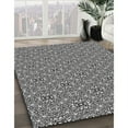 thumbnail image 2 of Ahgly Company Indoor Rectangle Patterned Charcoal Black Novelty Area Rugs, 6' x 9', 2 of 6