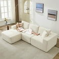 thumbnail image 4 of Kojooin 108" Modular Sectional Sofa - L Shaped Boneless Cloud Couch with 67.5" Chaise, Reversible L/R Facing, No Assembly Required, 4 of 9