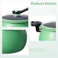 thumbnail image 3 of 8.45 QT Micro Pressure Cooker for Home Use, Maifan Stone Nonstick Coating, Large Capacity Pressure Cooker with Glass Lid, Multifunction Pressure Cooker for Stewing, Braising, and Soup, 3 of 8
