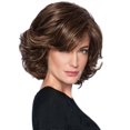 thumbnail image 3 of Fashion Women Synthetic Short Fluffy Brown Hair Wig Natural Wavy Curly Wigs, 3 of 5