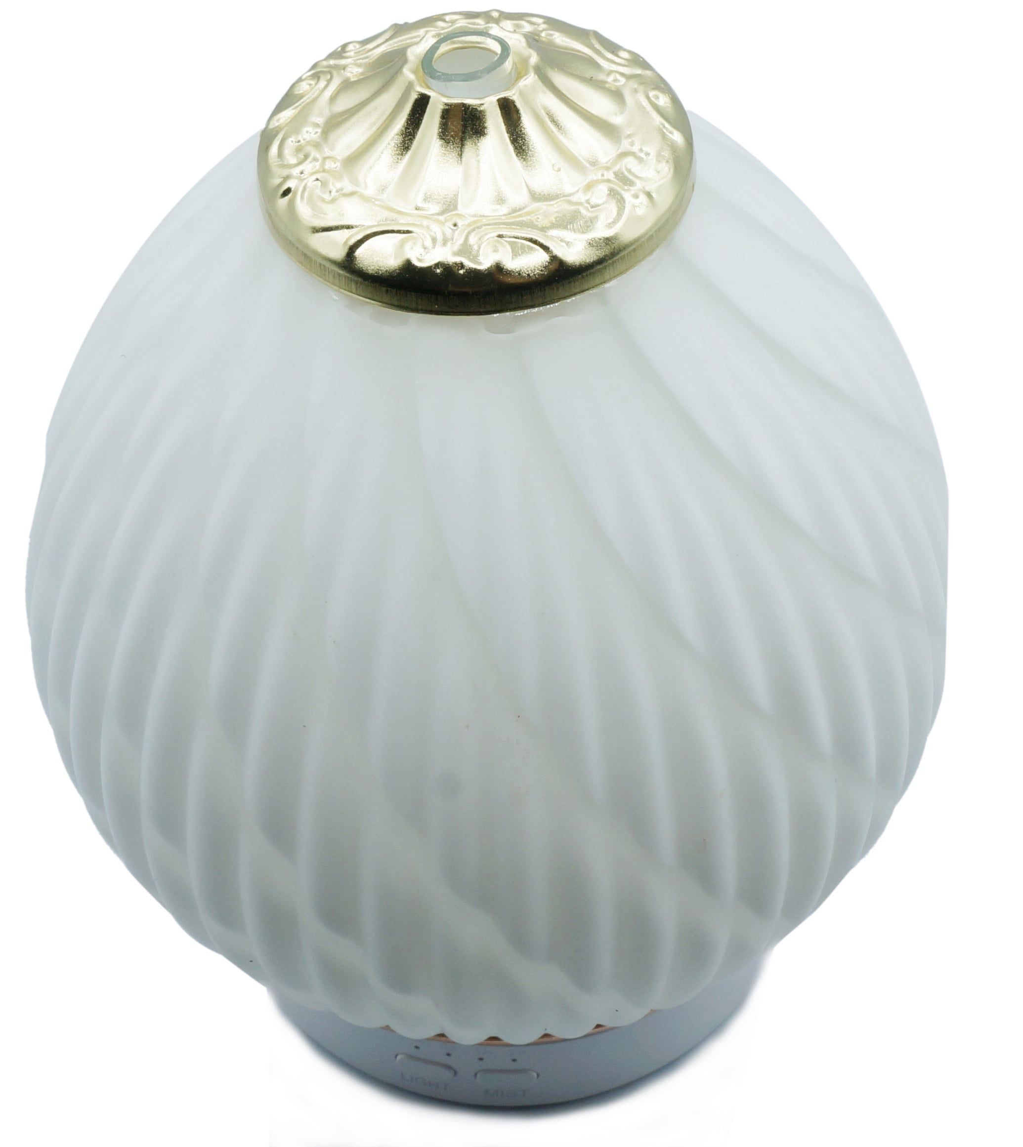 K-Cliffs Essential Oil Diffuser Ultrasonic Aromatherapy Stress Relaxing Humidifier 7 Colors Changing Adjustable Mist Mode Safe Waterless Auto Shut Off Office Home Yoga Spa Gold