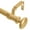 Gold, variant on 1-Inch Diameter Prima Single Window Treatment Curtain Rod, 28-Inch to 48-Inch, Gold