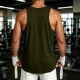 thumbnail image 5 of Mfakffe Tank Tops For Men Lightweight Workout Summer Sleeveless Muscle Gym Shirts Athletic Beach Tee Shirt, 5 of 5