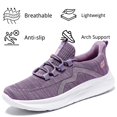 thumbnail image 3 of CHICVOMEY Comfort Women's Non-Slip Walking Shoes Lightweight Walking Sneakers Arch Support Athletic Shoes Work&Travel, 3 of 9
