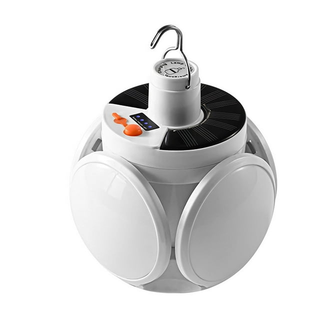 SXcggal LED Camping & Light Solar Powered Function Football Design Emergency Light Energy Saving Rechargeable Bulb Practical Basic Garden Lamps For Garden
