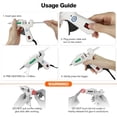 thumbnail image 2 of Emlimny Mini Hot Glue Gun with 30 Glue Sticks, Fast Heating Hot Melt Gun, 20W Glue Gun Kit, Lightweight Craft Gun for DIY, Home Repairs, Kids' School Projects, White, 2 of 8