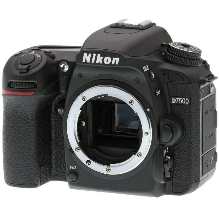 Nikon D7500 DSLR Camera (Body Only) 20.9MP DX-Format CMOS Sensor with SanDisk 32GB Memory Card + Case + Tripod + UV Filter + Acell Accessory Bundle