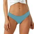 thumbnail image 4 of yunLCZ Women’s Seamless Hipster Underwear Women Low Waist Panties Solid Color Briefs Elastic Waistband Seamless Female Briefs Soft Solid Color Cotton Panties Wasit Hipster Brief Panties for Ladies, 4 of 4