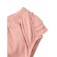 thumbnail image 6 of nvzhuang Baby Girls' Soft Touch Shorts, Flower Printed/Solid Color Ruffle Cake-Layered High Waist Short Pants, 6 of 6
