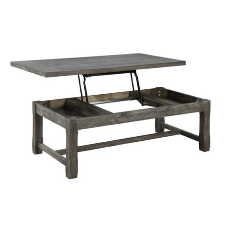 Paladin Furniture Emerald Home Paladin Rustic Charcoal Gray 50