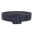 thumbnail image 2 of 2 1/4" Wide Ladies High Waist Faux Crocodile Print Patent Leather Fashion Belt, 2 of 3