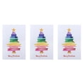 thumbnail image 1 of 3PCS Living Christmas Tree Greeting Card 3 Pieces 4 Styles Per Set Individual Packaging Envelope Can Send Family Friends Colleagues Elders Children Wife, 1 of 9