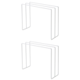 thumbnail image 1 of Kitchen Countertop Dish Towel Drying Rack Vertical Dish Towel Support Hand Towel Support Small Towel Drying Rack, 1 of 7