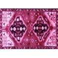 thumbnail image 1 of Ahgly Company Indoor Rectangle Persian Pink Traditional Area Rugs, 2' x 4', 1 of 4