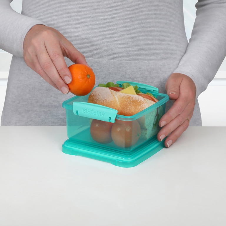 Sistema Klip It Lunch Plus with Sandwich Plastic Food Storage