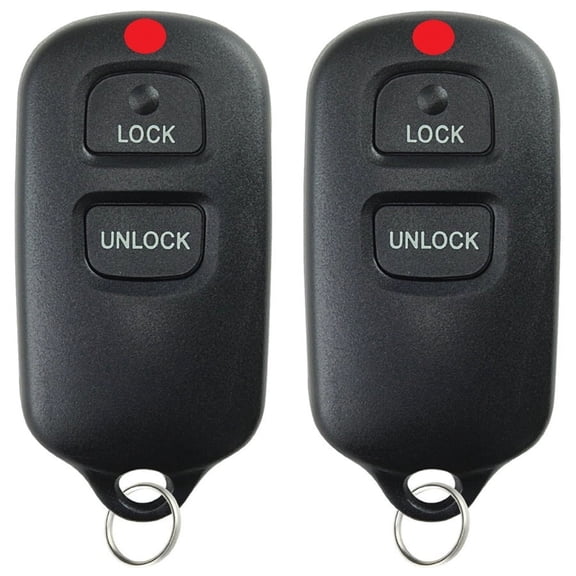 Keylessoption Keyless Entry Remote Control Fob Replacement for Toyota Vehicles, 2 Pack