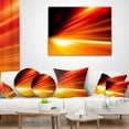 thumbnail image 4 of Designart Night Road Traffic Trail - Abstract Throw Pillow - 18x18, 4 of 5