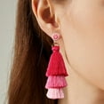 thumbnail image 4 of Sentmoon Offres du Jour Liquidation Prime Carnaval Saint-Valentin Pompons Tempérament Polyvalent Boucles d'Oreilles Mode Boucles d'Oreilles Wal-mart Offres, 4 of 7