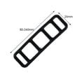 thumbnail image 5 of 4 Pcs Bike Bicycle Cycling Silicone Elastic Strap Bandage Light Lamp Mount Holder, 5 of 11