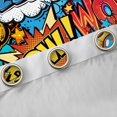 thumbnail image 5 of Feelyou Cartoon Art Black Out Curtains for Teens, Vintage Hip Hop Graffiti Curtains Pack of 2 (42x63 Each), Game Boy Bedroom Curtains, Curtains and Drapes Decor, 5 of 7