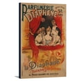 thumbnail image 1 of Parfumerie Diaphane Vintage Poster (artist: Guillaume, Albert) France c. 1895 (12x18 Gallery Wrapped Stretched Canvas), 1 of 1