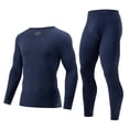 thumbnail image 3 of XINPING Men's Thermal Underwear Top and Bottom Set, Lined Long Johns Base Layer, Moisture Wicking Quick Dry 4 Way Stretch, Cold Weather Gear for Winter Skiing, 3 of 9