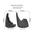 thumbnail image 5 of Exquisite Car Mudguards For Navara D40 2005-2016 Flap Splash Flaps Mudflapor Accessories, 5 of 5