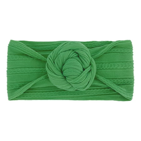 

2-Pack 2024 Toddler Boys Knot Bows for Girls Stretch Solid Knotted Girl Hairband Headwear Headband Alien Paving Clothes Hairband Christmas Bow