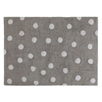 Lorena Canals White Polka Dot Kids Area Rug